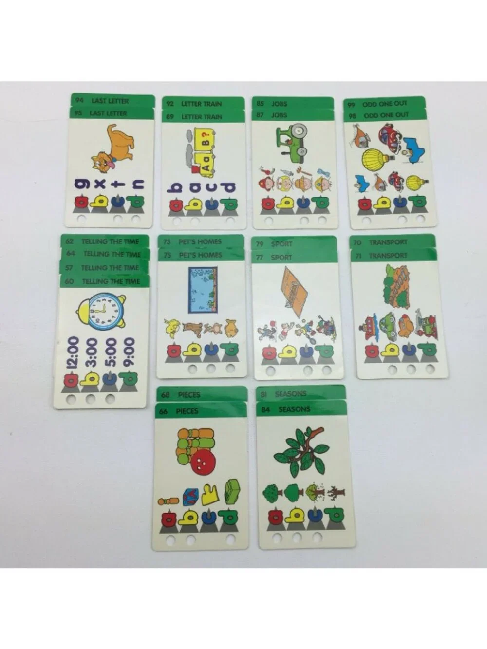 Green Robot Kid Toy Game Educational Learning Math Seasons Time Phonics Sorting